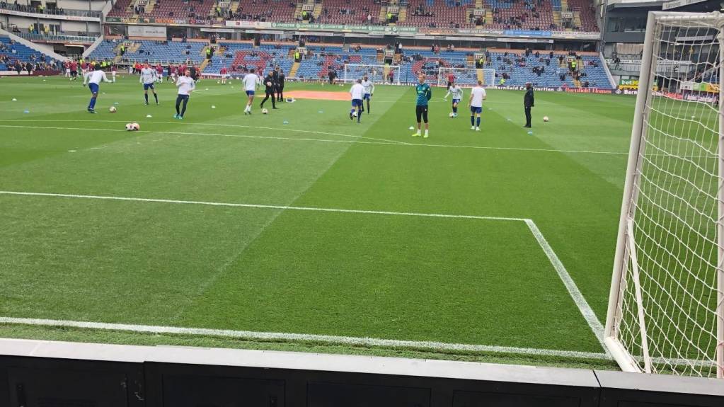 The away end at Turf Moor