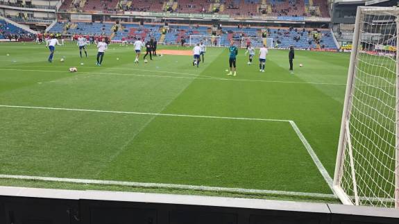 The away end at Turf Moor