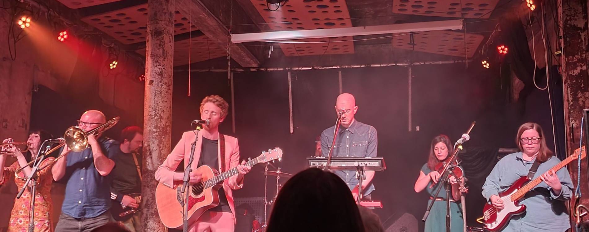 The band Randolph's Leap playing in Stereo, Glasgow, Scotland