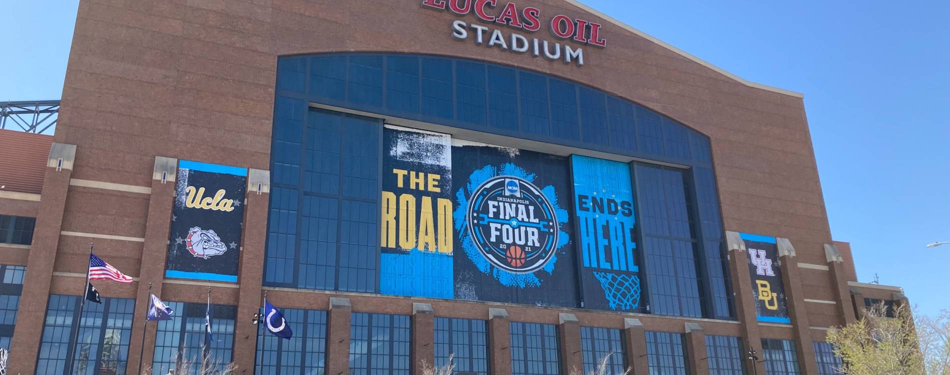 The Big Ten Championship is hosted at Lucas Oil Stadium