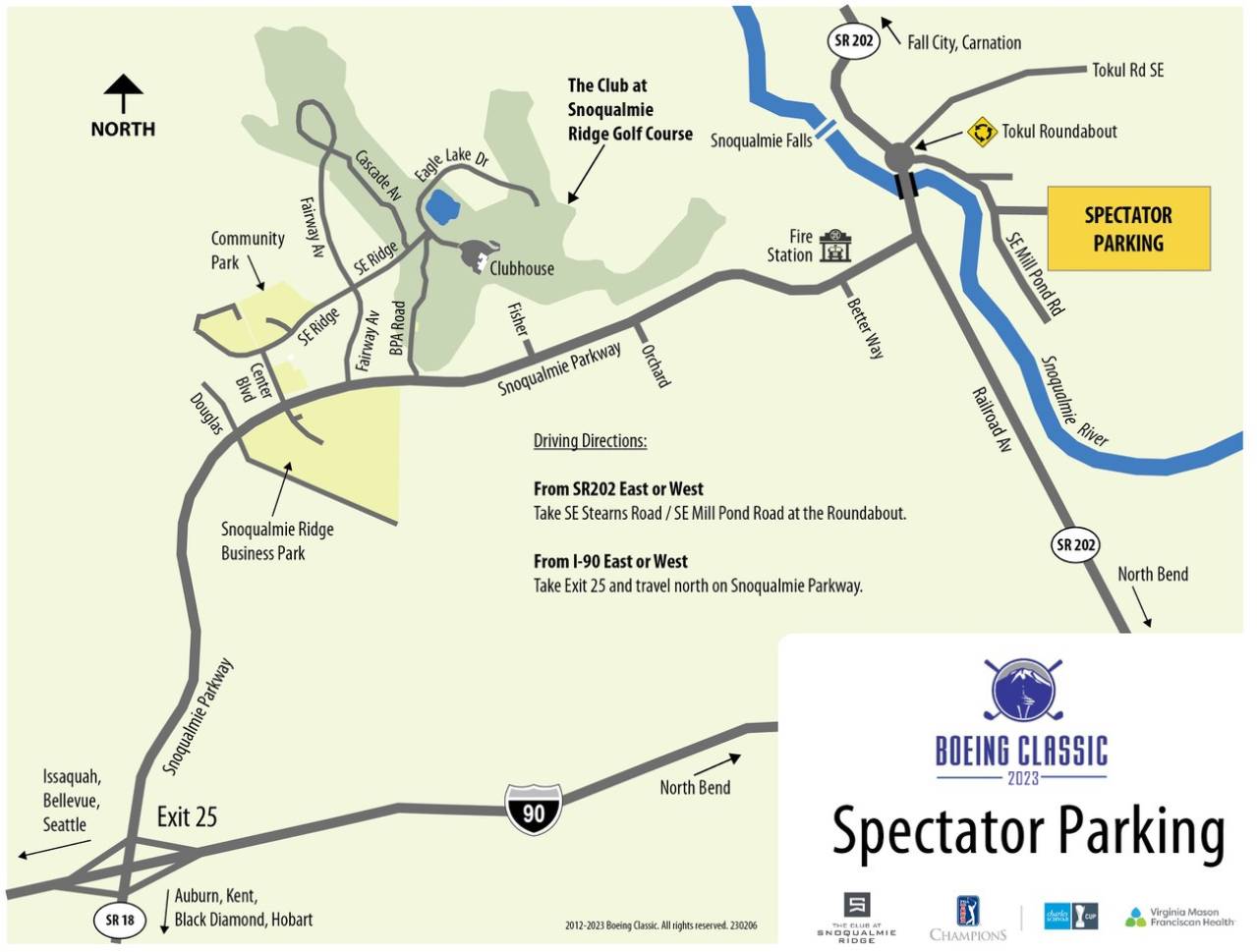 The Club at Snoqualmie Ridge Map