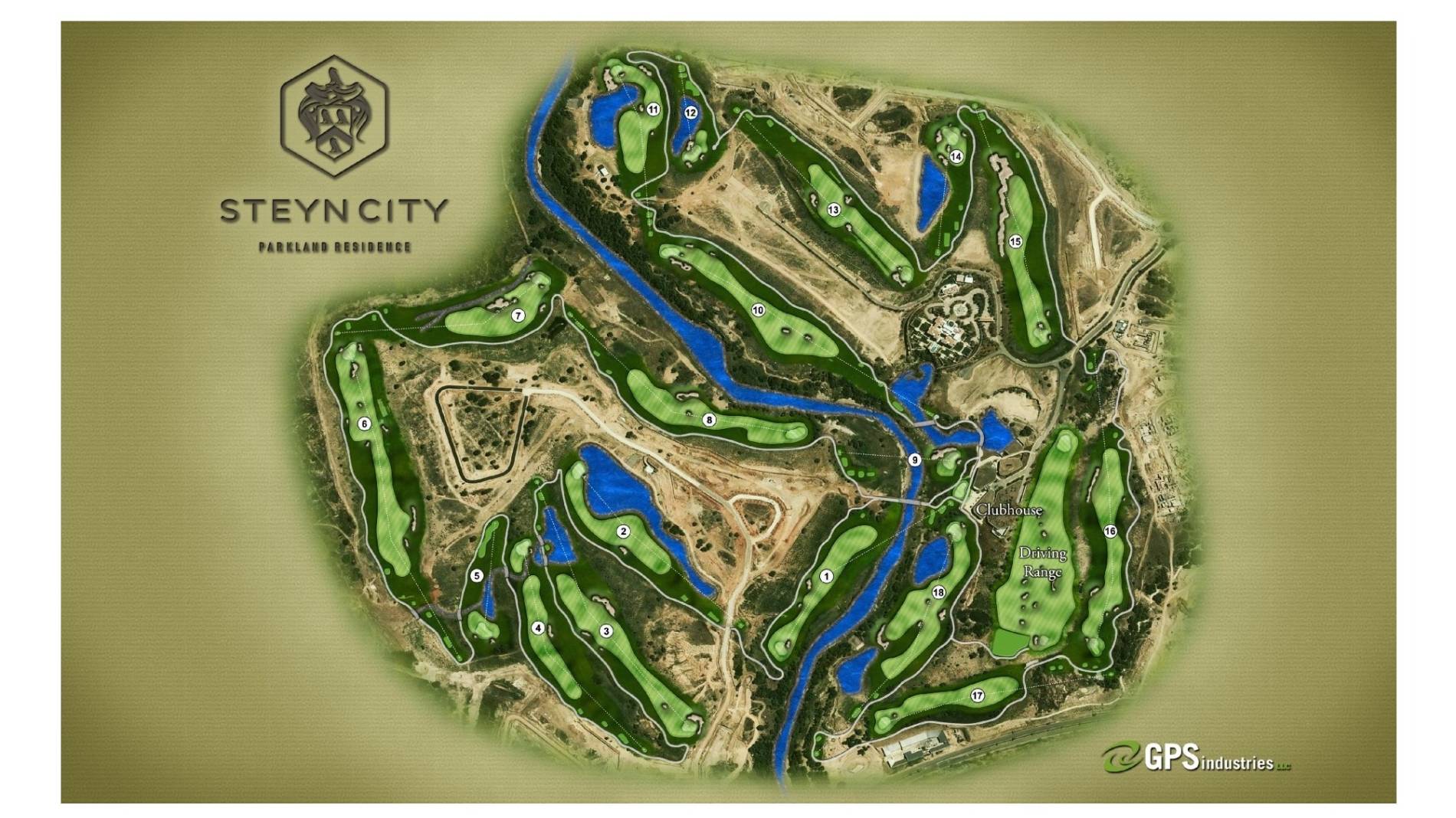 The Club at Steyn City Map