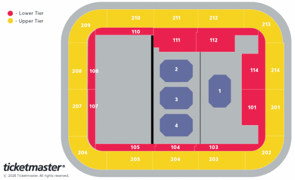The Copper Box Arena Map