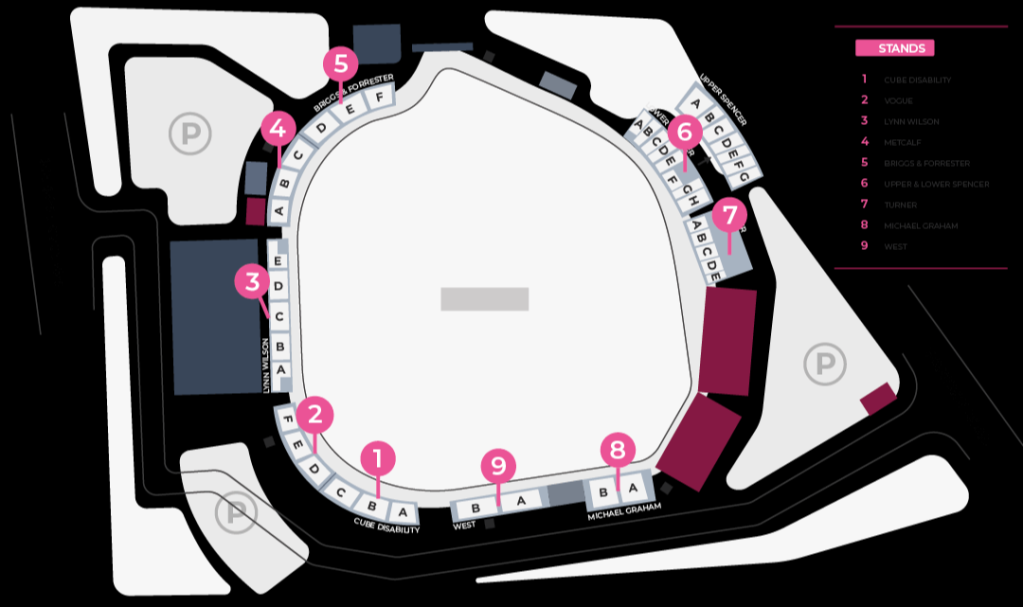 The County Ground Map