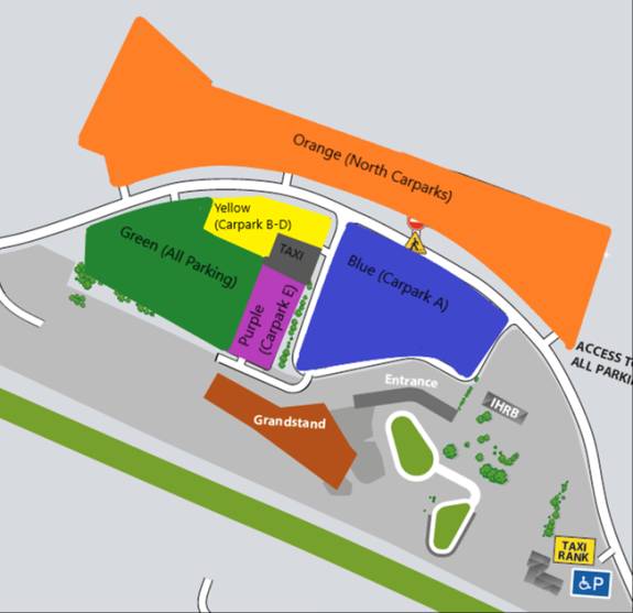 The Curragh Racecourse Map