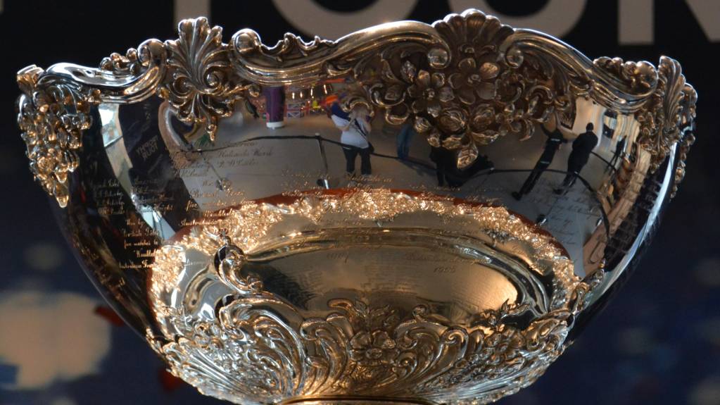 The Davis Cup trophy