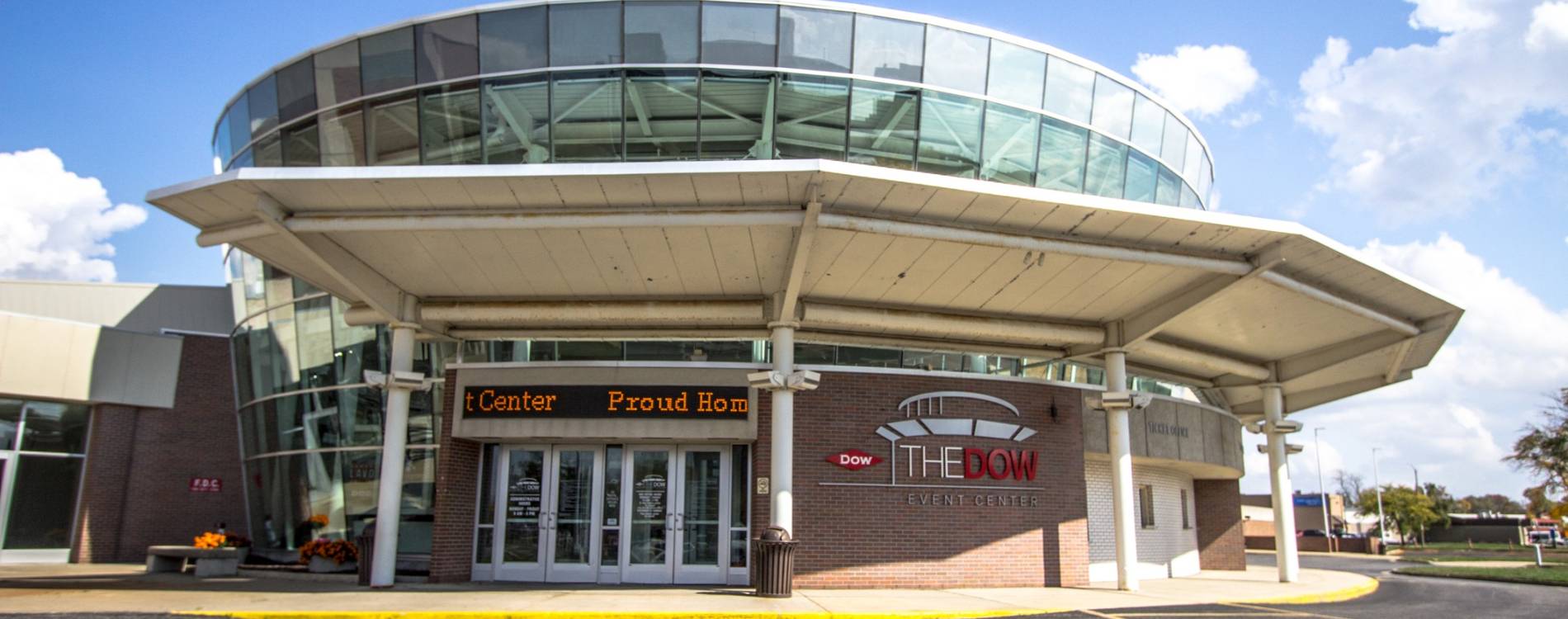 The Dow Event Center is the home of the OHL Saginaw Spirit Minor League Hockey team