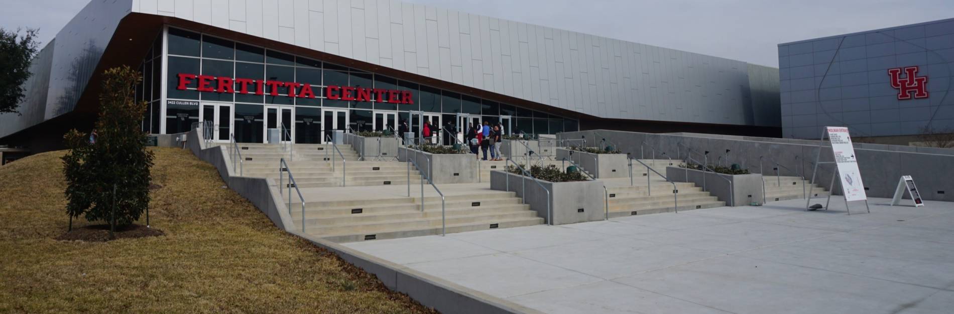 The Fertitta Center is located on the University of Houston's campus
