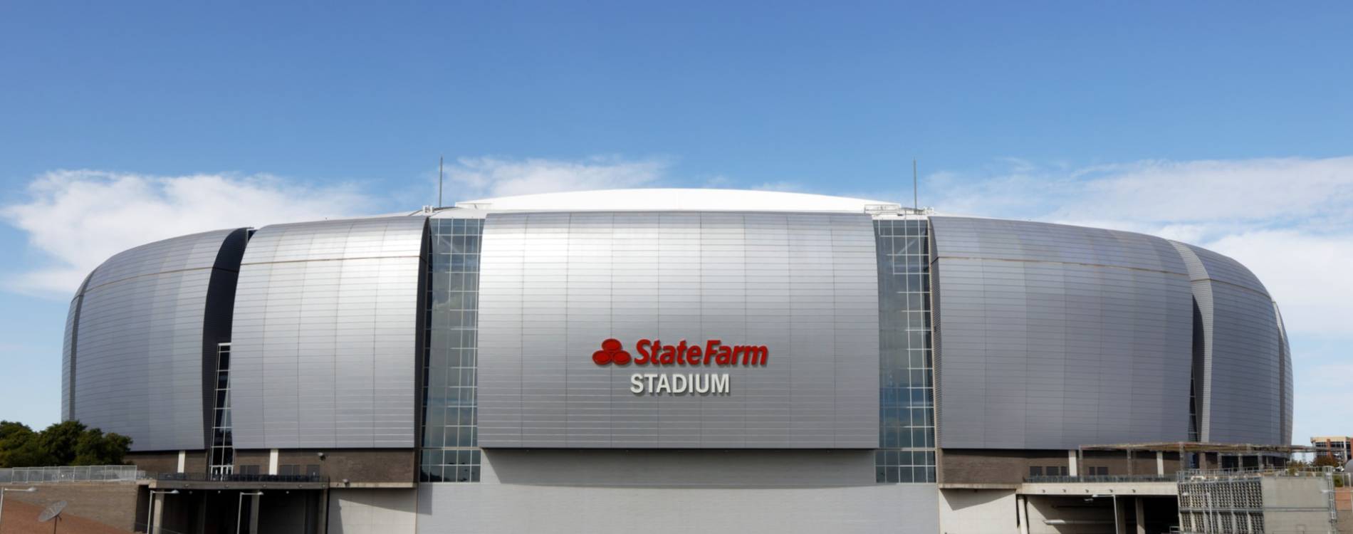 The Fiesta Bowl is hosted at State Farm Stadium in Glendale