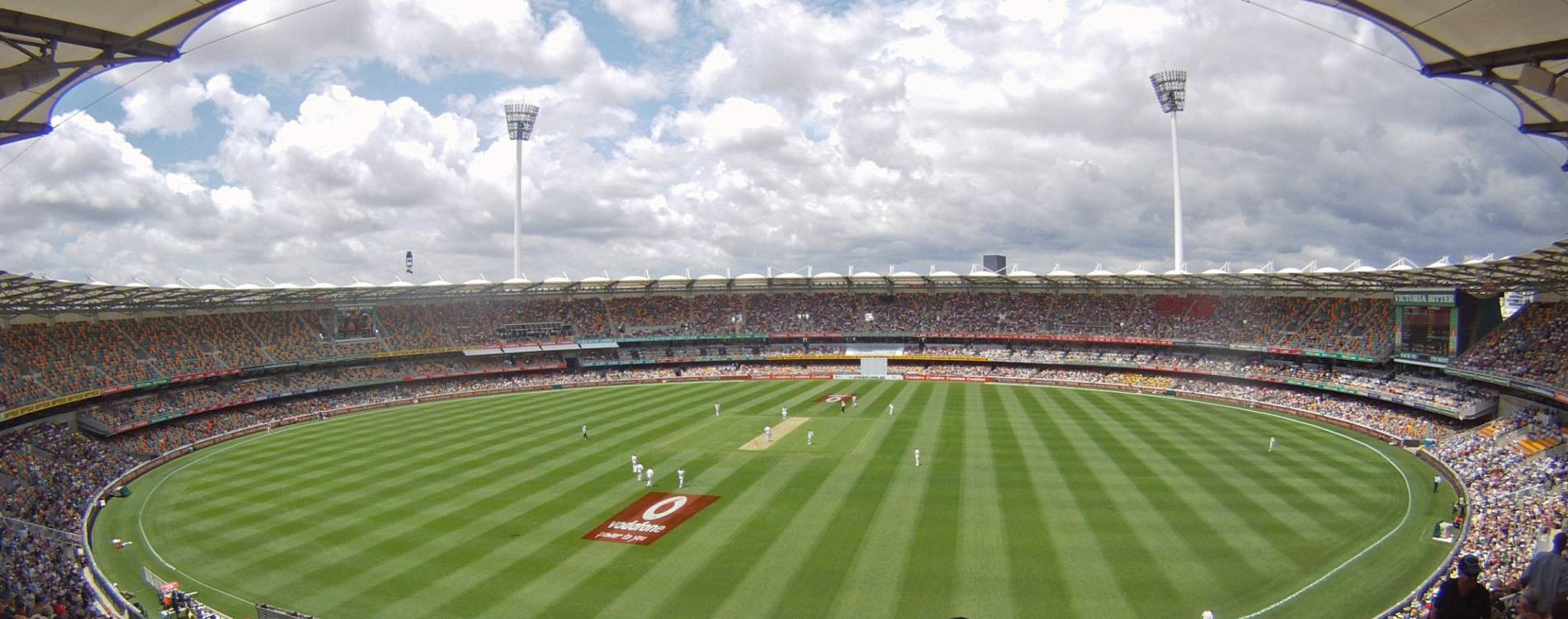 The Gabba, during a test match between Australia and South Africa