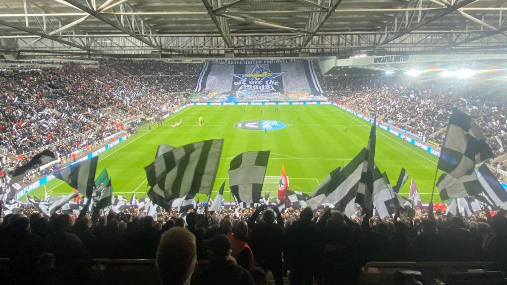 The Gallowgate End at St. James' Park