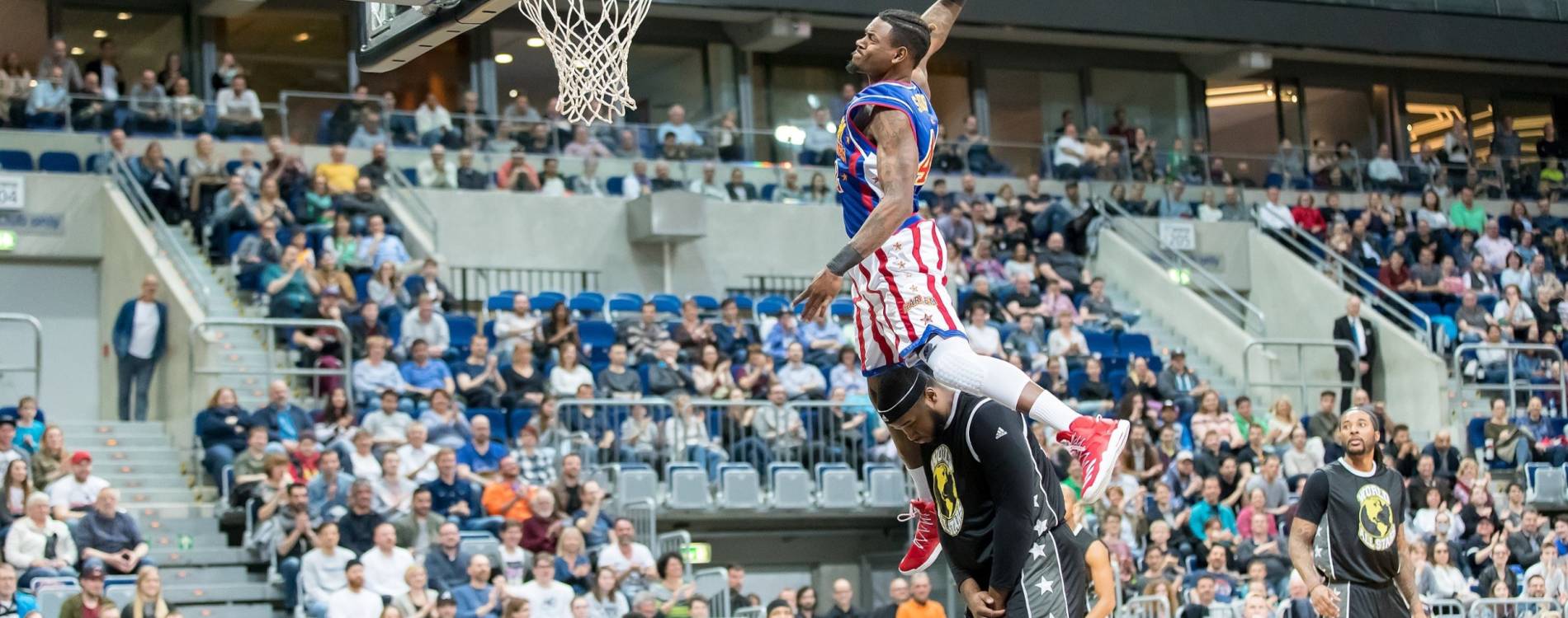 The Globetrotters entertain fans in Germany