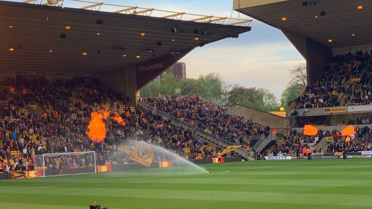 The Graham Hughes Uncovered Stand can be seen in the corner