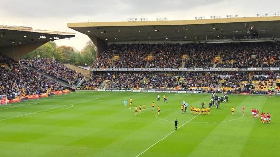 The Graham Hughes Uncovered Stand can be seen in the corner
