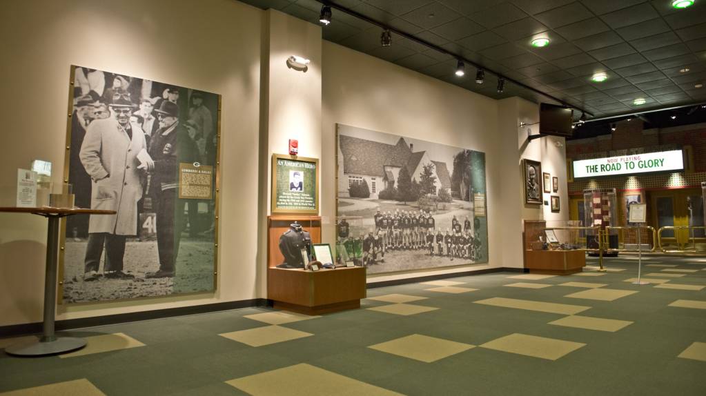 The Green Bay Packers Hall of Fame is just one of the popular features of Lambeau Field