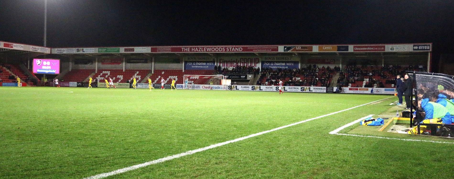 The Hazlewoods Stand at Whaddon Road