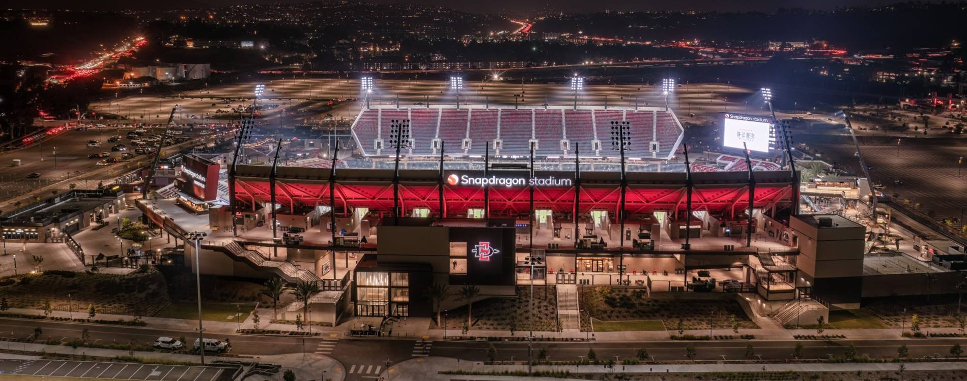 The Holiday Bowl is hosted at Snapdragon Stadium in San Diego
