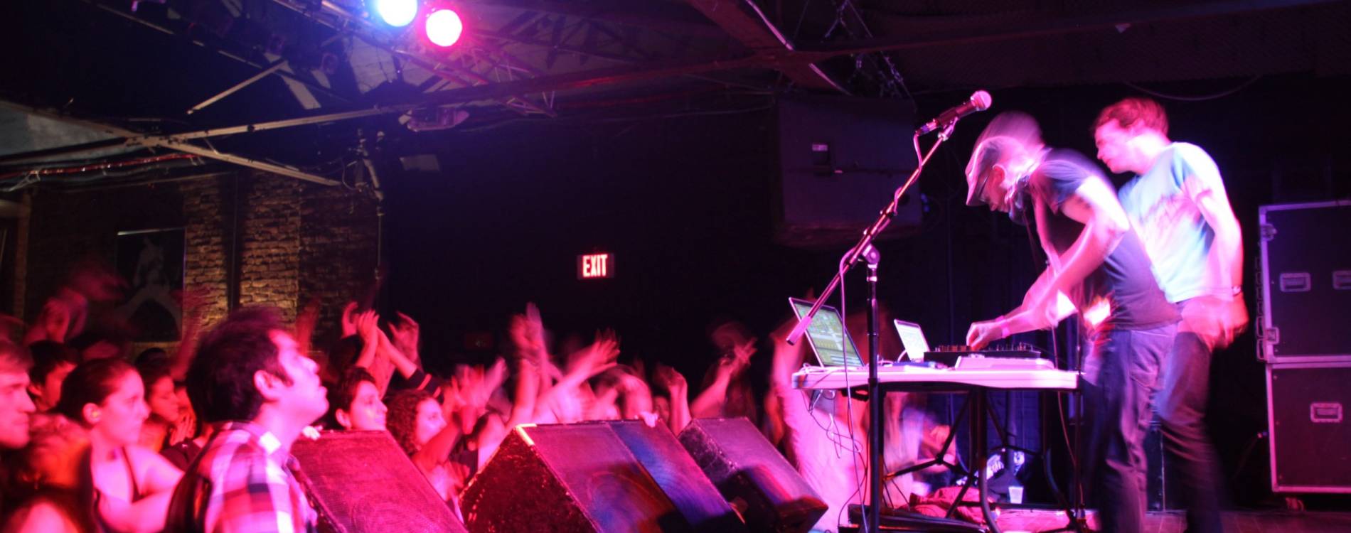 The Hood Internet performing at Brighton Music Hall