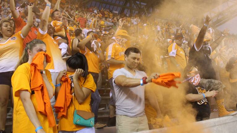 The Hustle Town Supporters are the most passionate fans