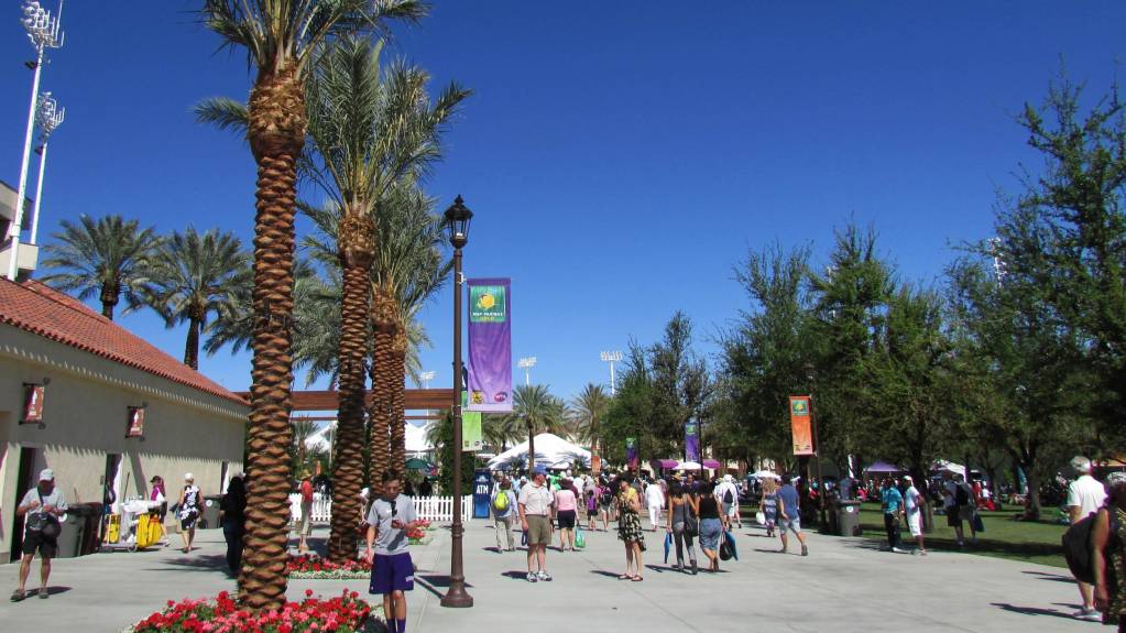 The Indian Wells Tennis Garden grounds