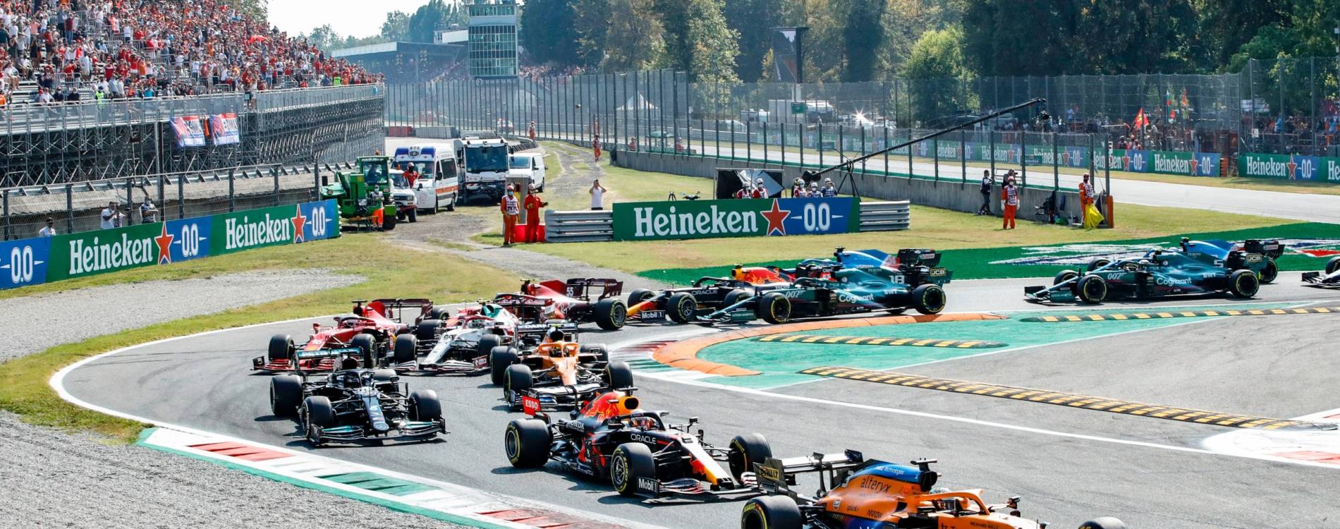 The Italian Grand Prix is hosted at the Autodromo Nazionale di Monza