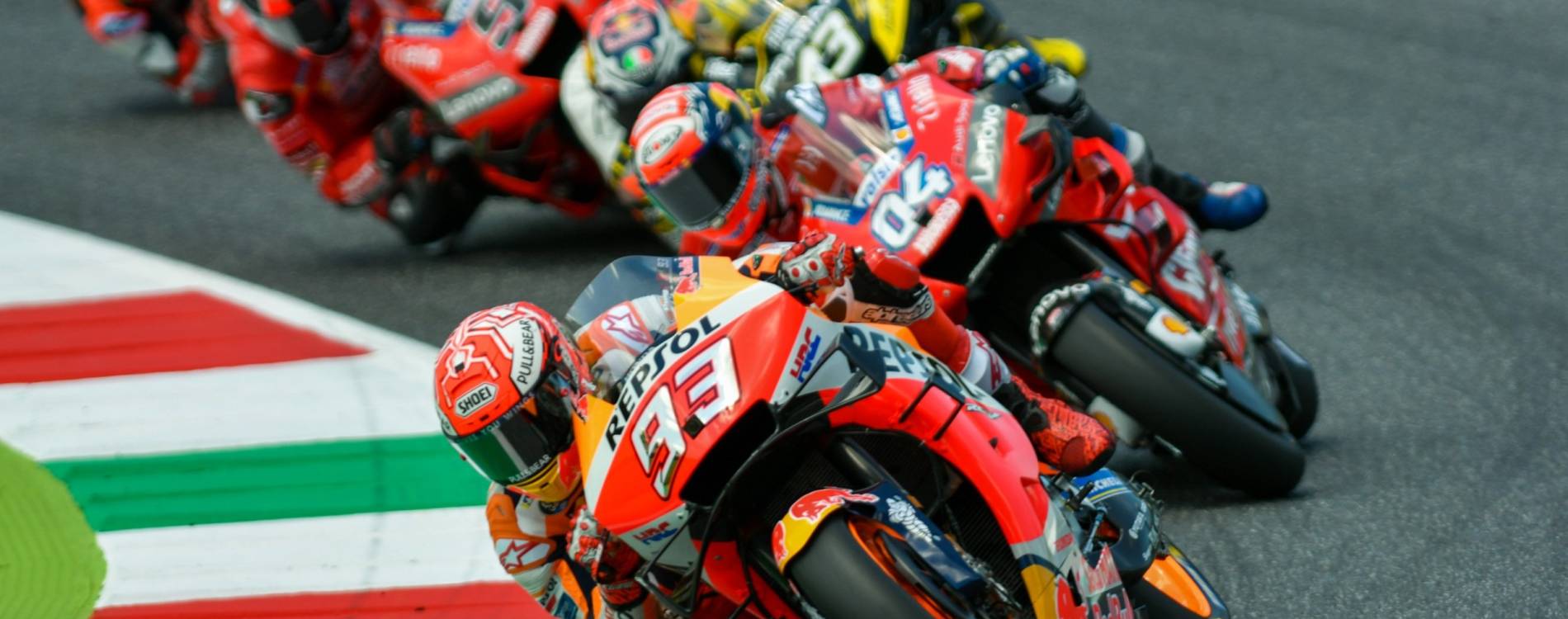 The Italian motorcycle Grand Prix is hosted at Mugello Circuit