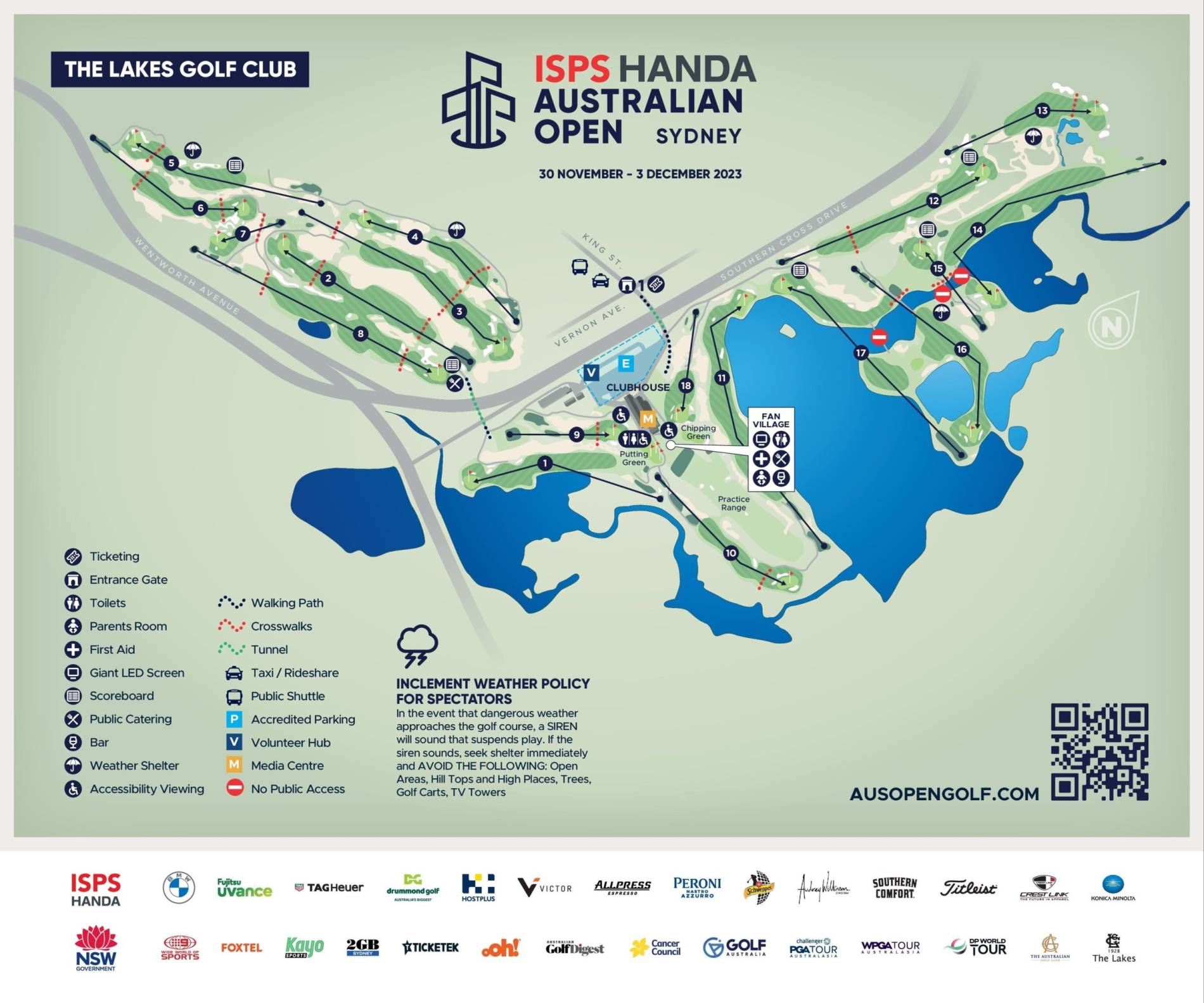 The Lakes Golf Club Map