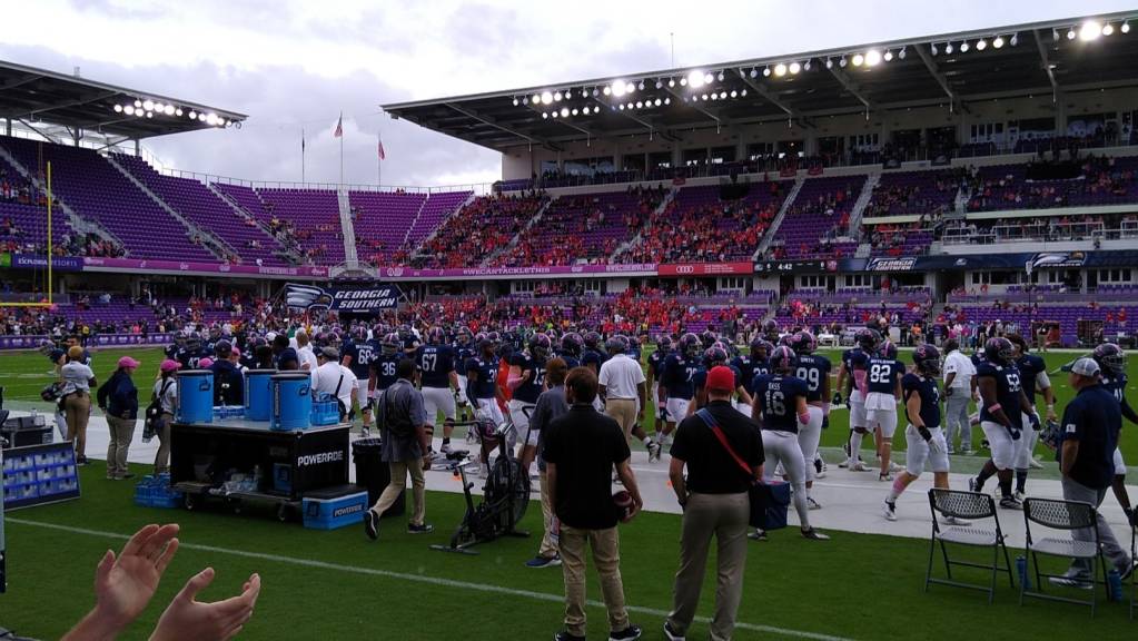 The Liberty Flames and the Georgia Southern Eagles at Exploria Stadium
