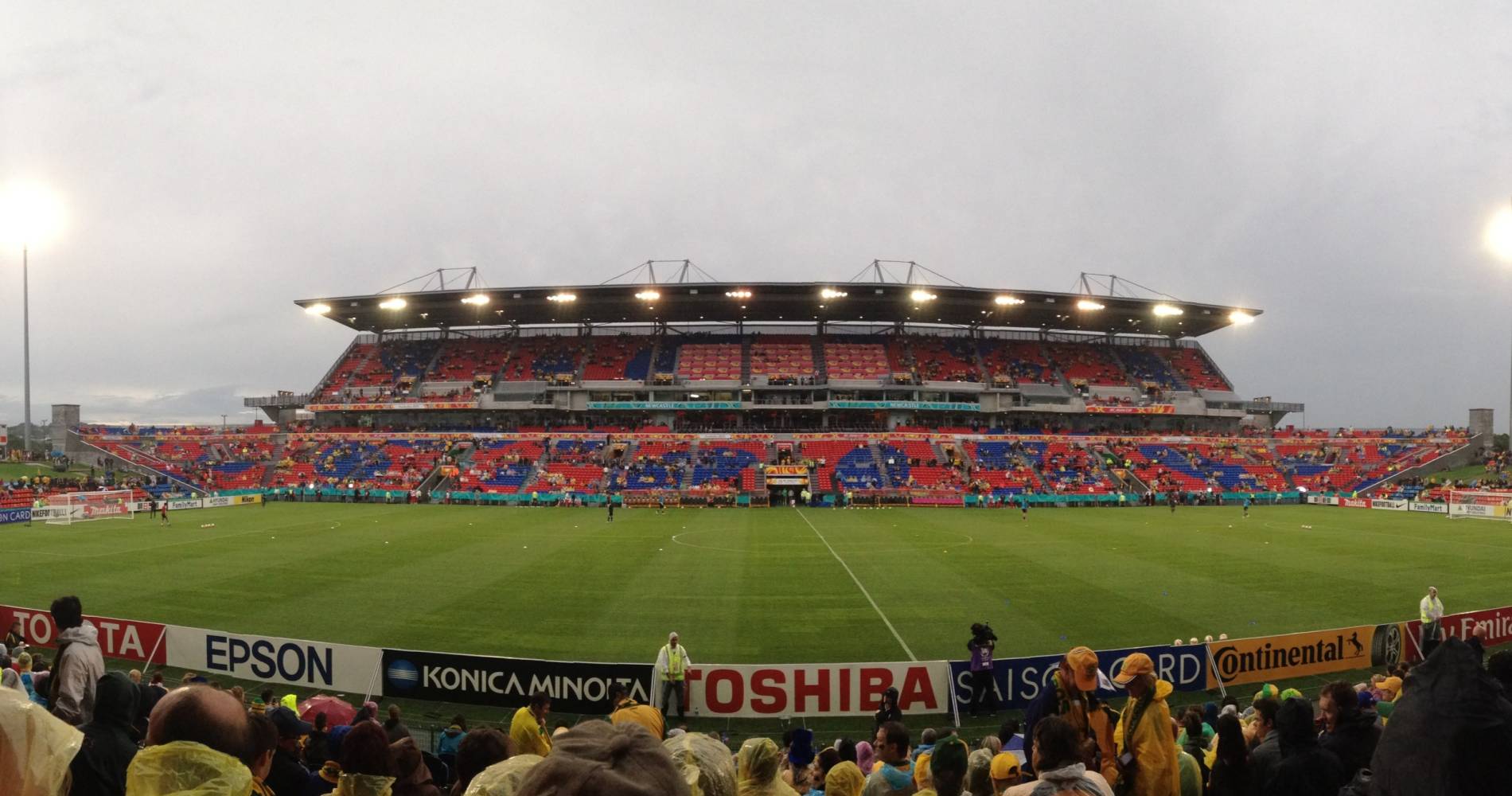 The McDonald Jones Stadium is located in Newcastle, in the Australian state of New South Wales