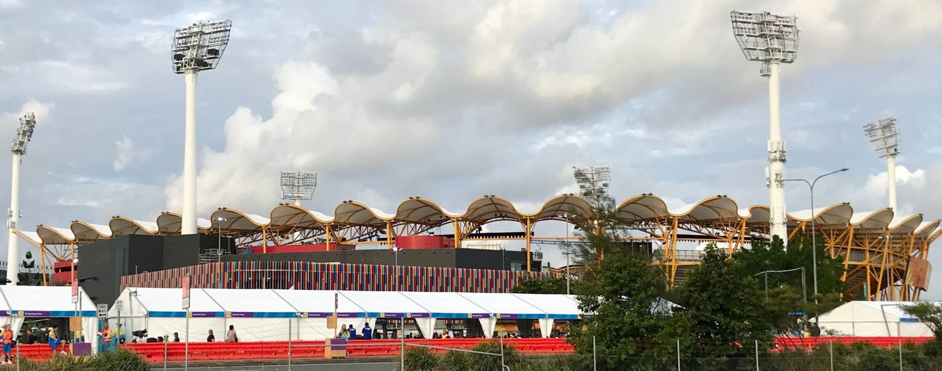 The Metricon Stadium, also known as Carrara Stadium, is located on the Gold Coast, Australia