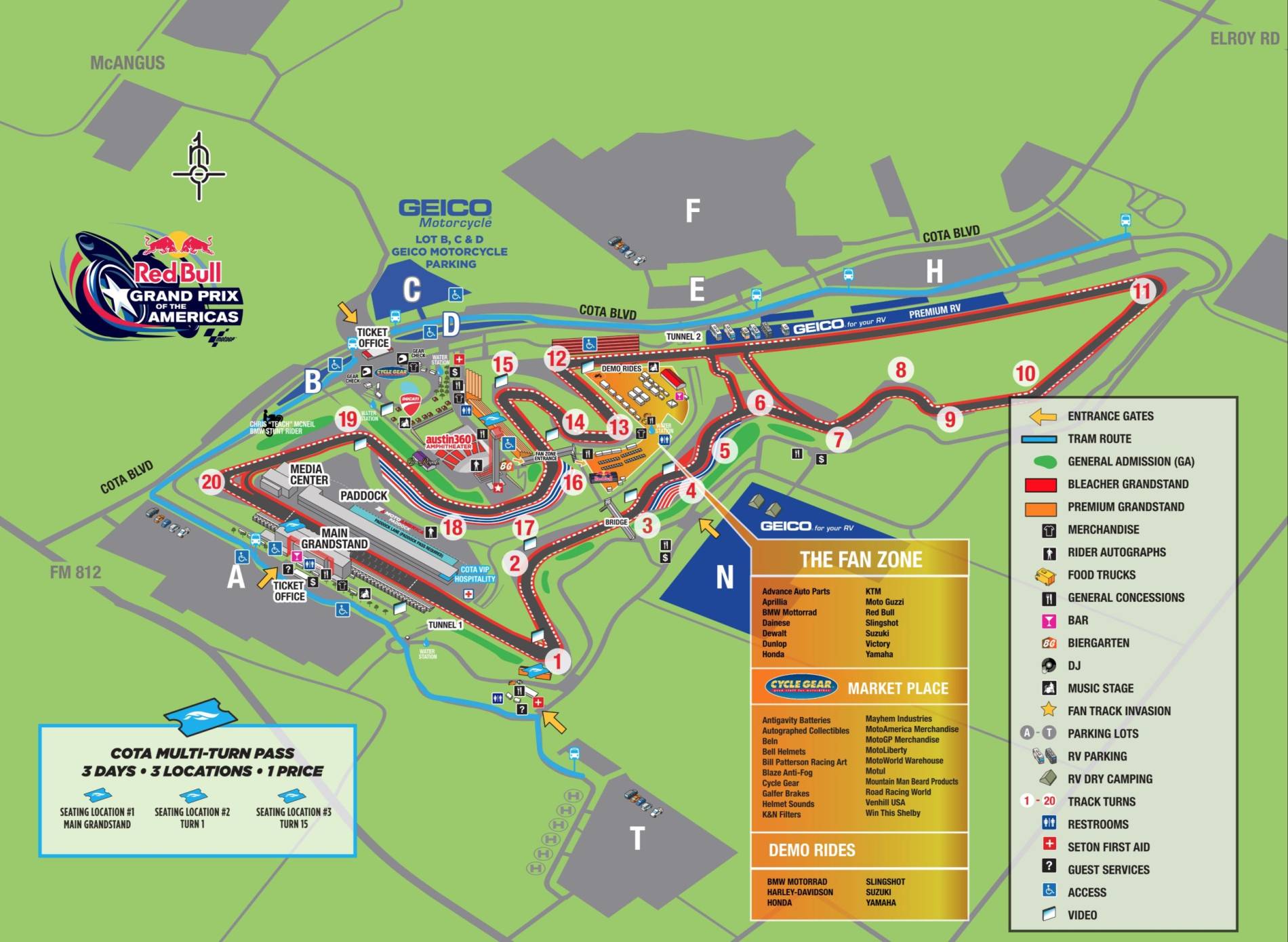 Circuit of the Americas Map