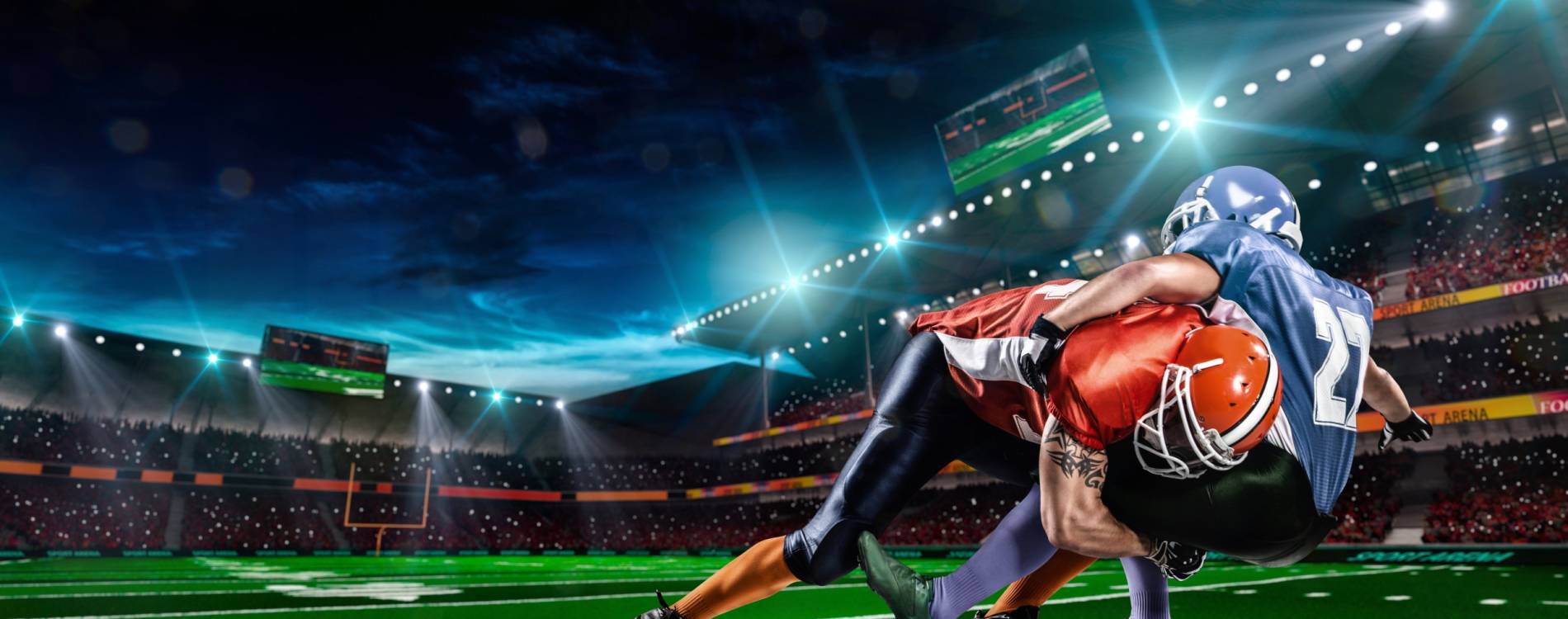 The NFL Playoffs determine which 2 teams will reach the Super Bowl