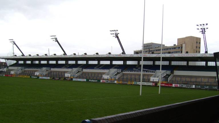 The North Stand and North Terrace, Cardiff Arms Park
