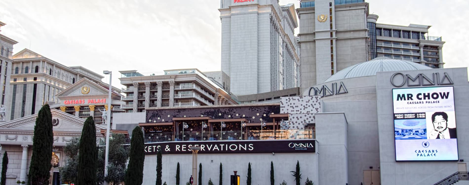 The Omnia Nightclub at Caesars Palace in Las Vegas