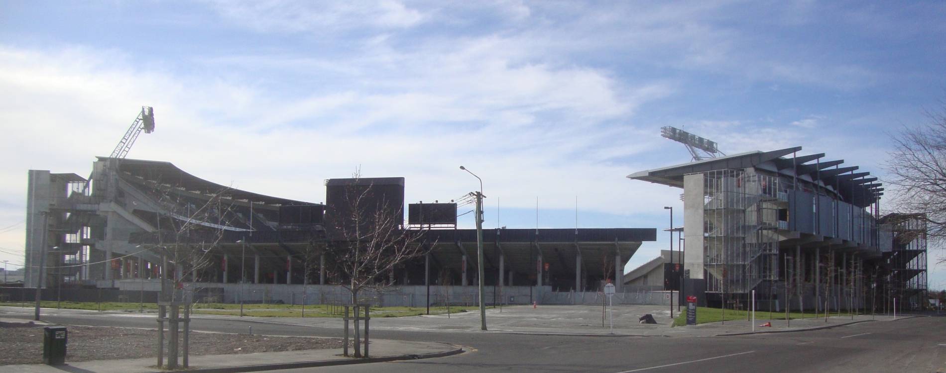 The Orangetheory Stadium in Christchurch, also known as Rugby League Park