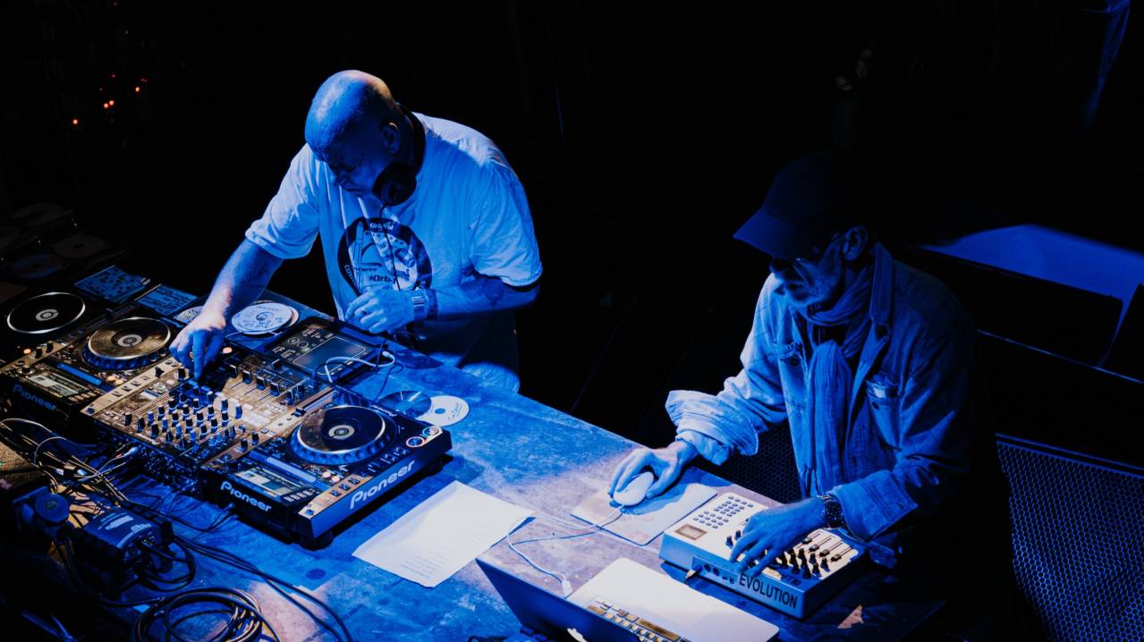 The Orb perform a concert At Newcastle Riverside