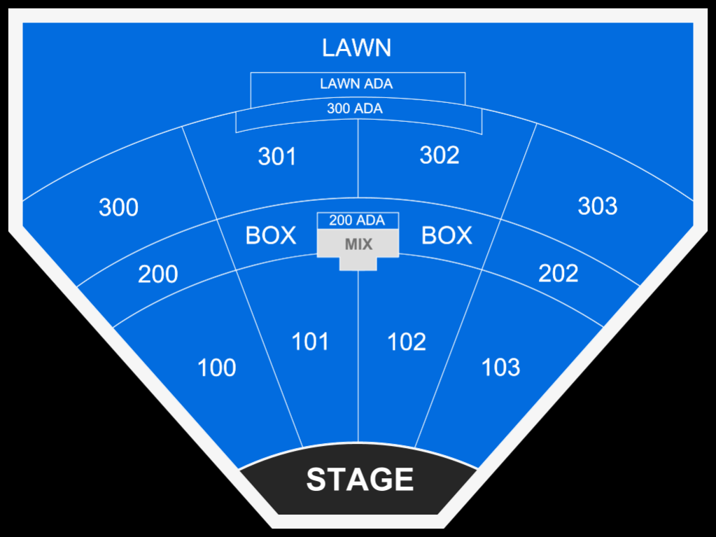 The Pavilion at Toyota Music Factory Map
