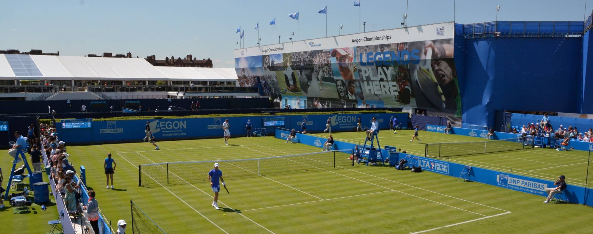 The Queen's Club in London, the host venue for the Cinch Championships