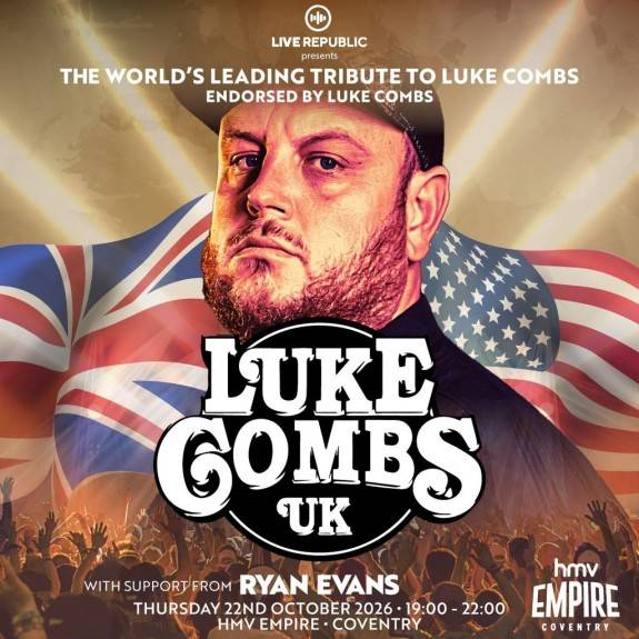 The Road to Nashville presents Luke Combs UK | HMV Empire