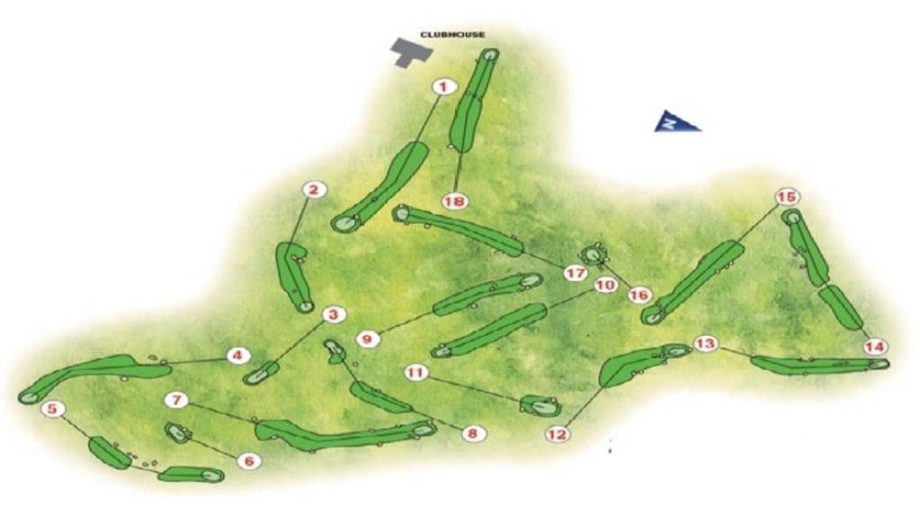 The Royal St. George's Golf Club Map