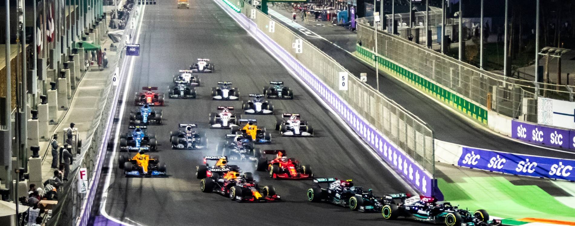 The Saudi Arabian Grand Prix is held at Jeddah Corniche Circuit