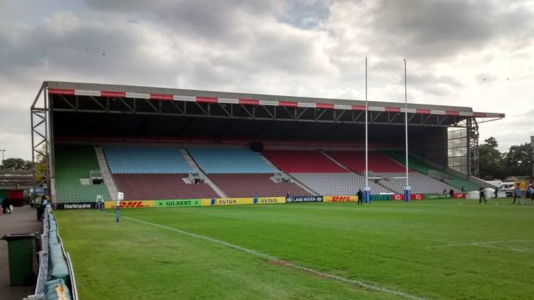 The South Stand at the Twickenham Stoop