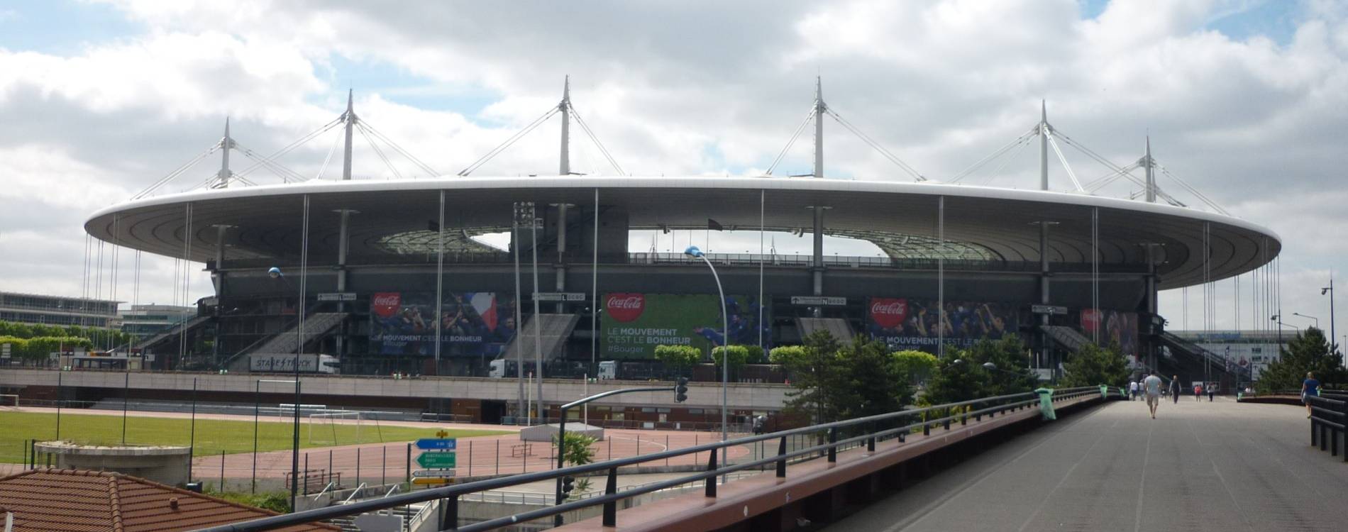 The Stade de France in Saint-Denis