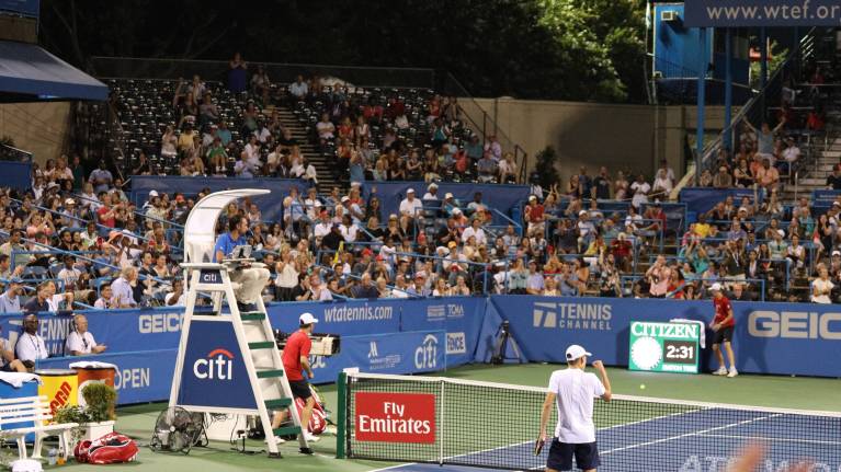 The Stadium Pavilion, located in the corner of Stadium Court