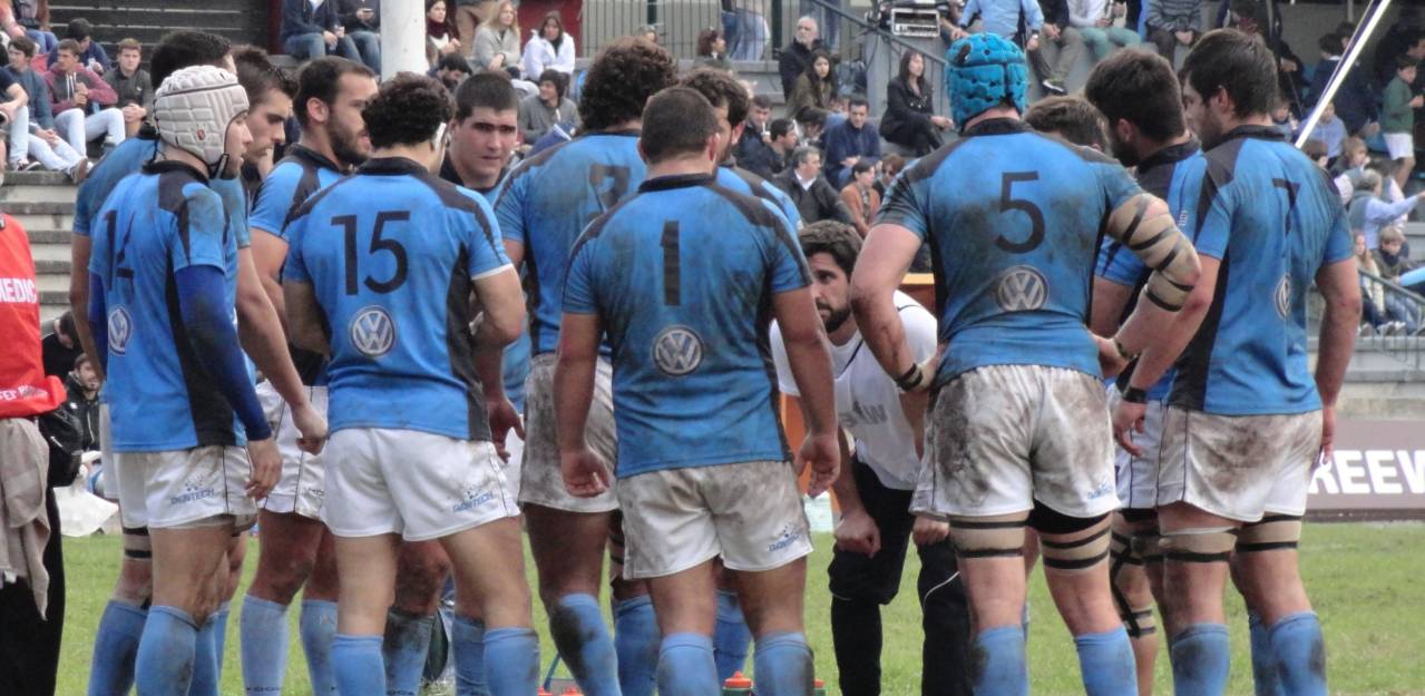 The Uruguay rugby union team, during a game against Argentina