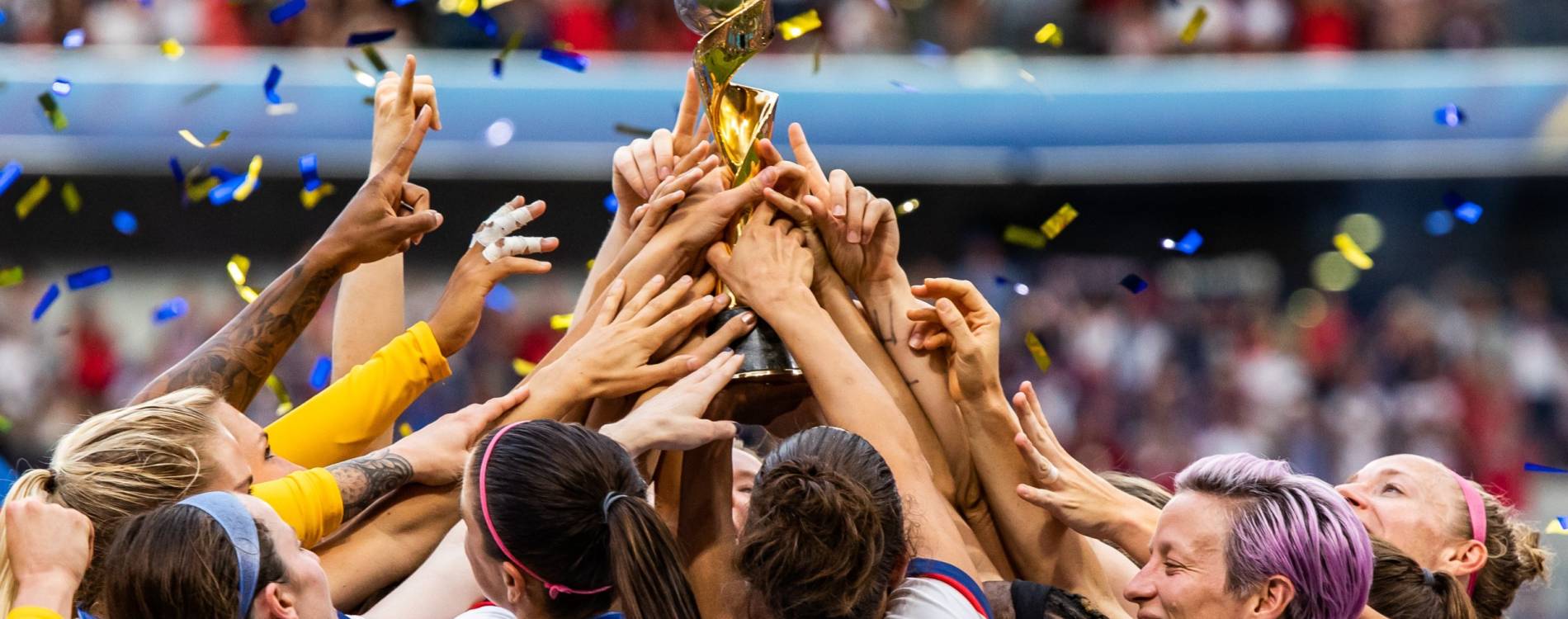 The USA celebrate their 2019 victory