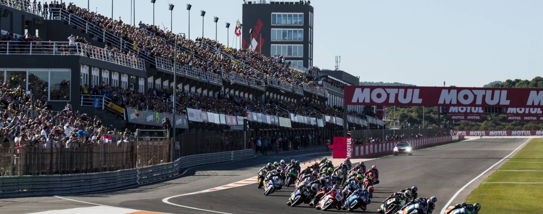 The Valencian Community Motorcycle Grand Prix is hosted at Circuit Ricardo Tormo