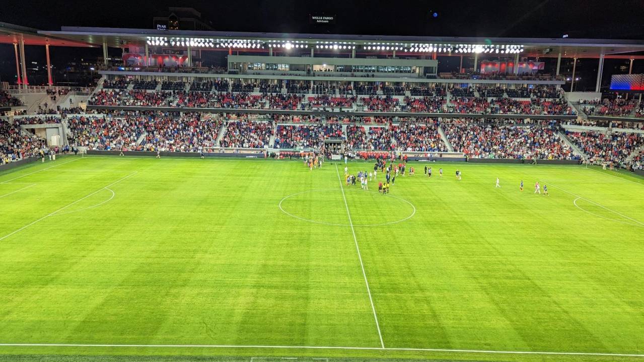 The view from Citypark's upper level