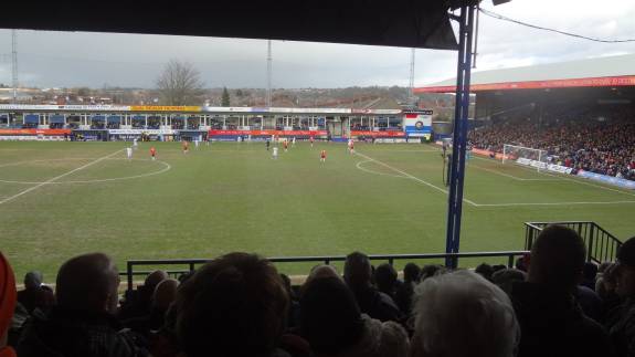 The view from the David Preece Stand at Kenilworth Road