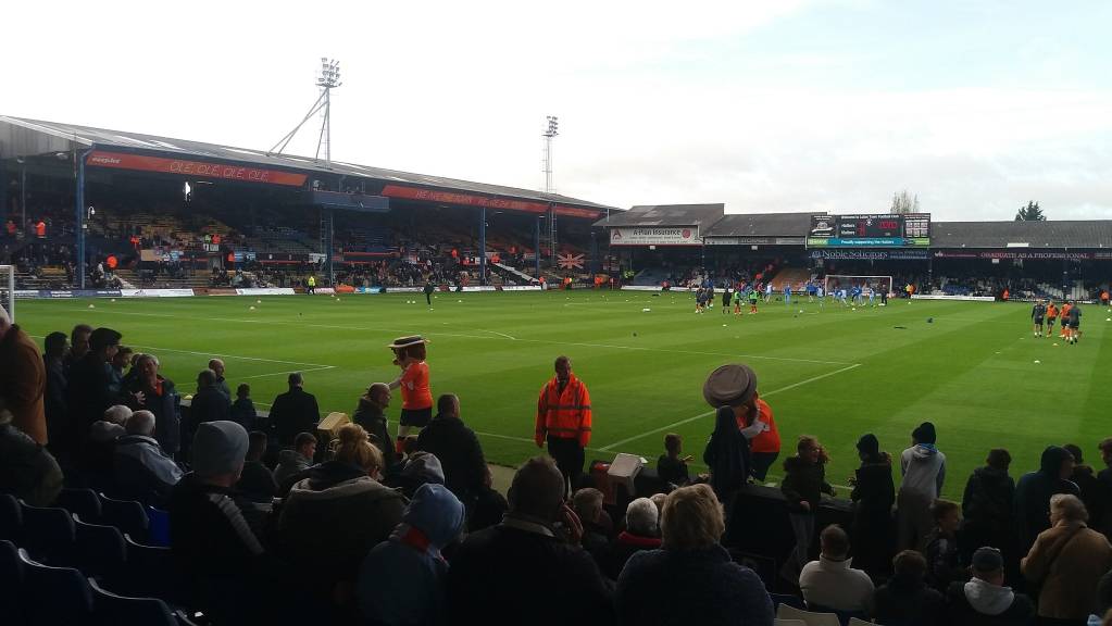 The view from the Kenilworth Road Stand